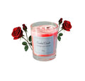 Red rose scented candle