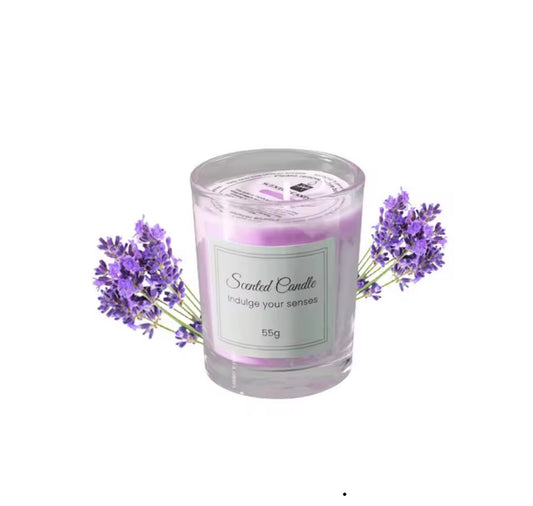 Lavender scented candle