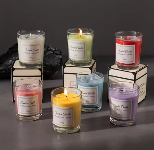 Lavender scented candle